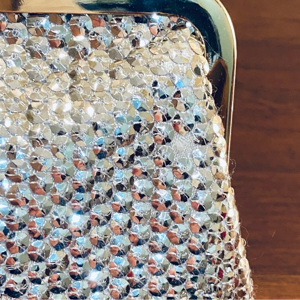 🌟HP🌟NWOT Gold Sequin Handbag/Clutch by Aldo - Picture 12 of 12